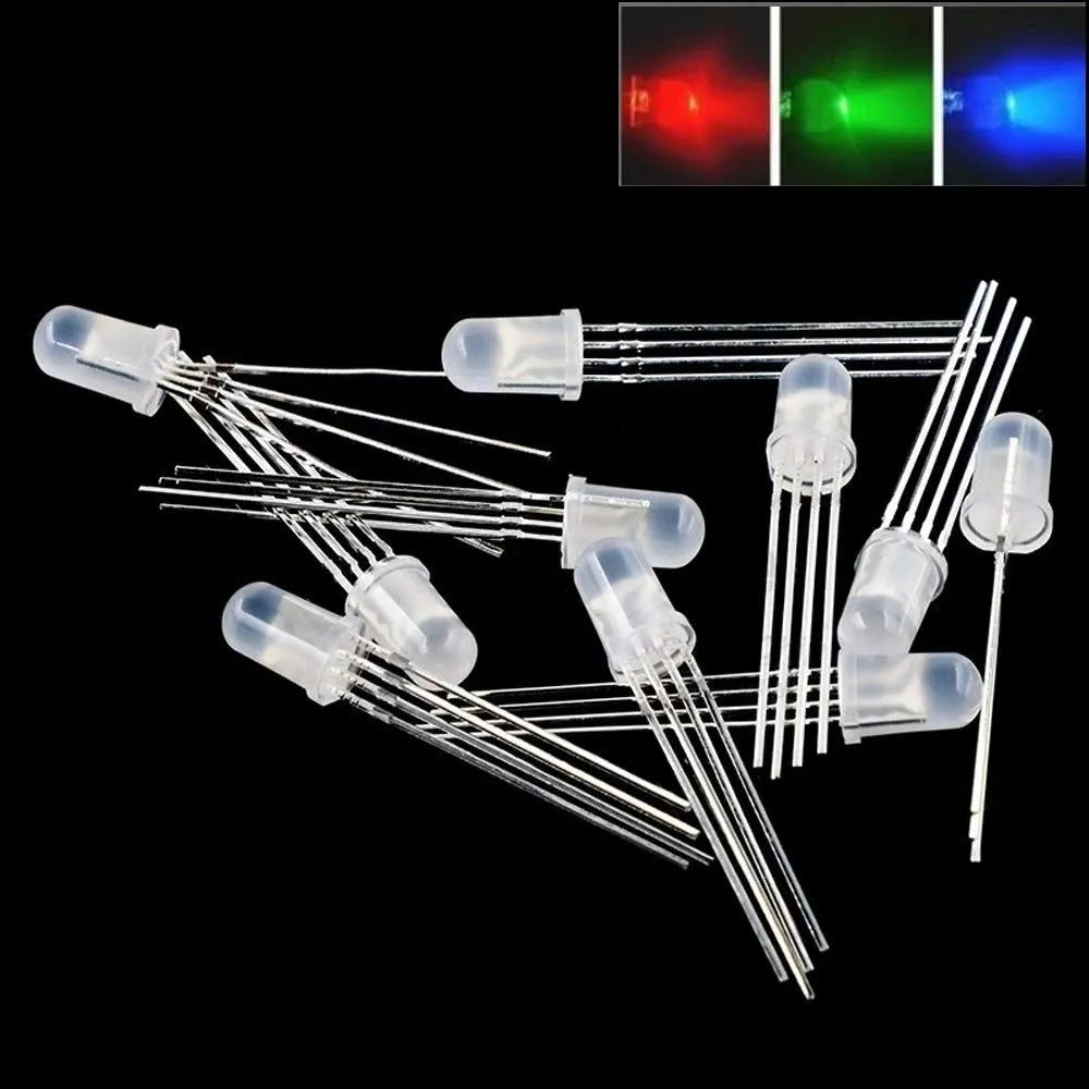 Defused Rgb Diffused RGB 5mm LED – uOttawa Makerstore